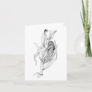 Corn Note Card