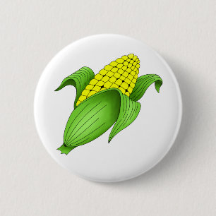 Corn On The Cob Button