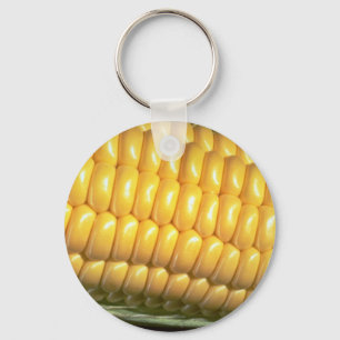 Corn on the cob key ring