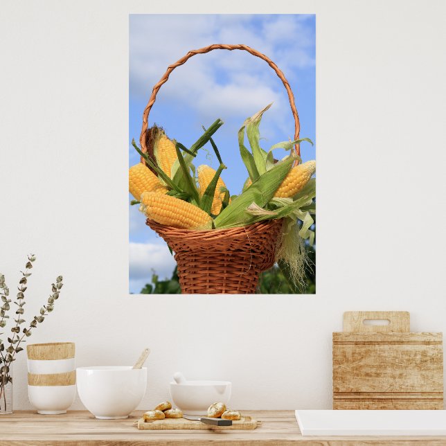 Corn on the Cob Poster (Kitchen)