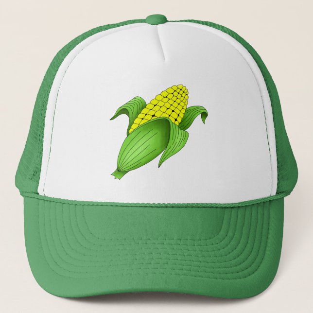 Corn On The Cob Trucker Hat (Front)