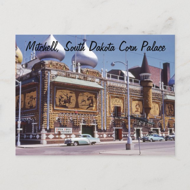 Corn Palace Mitchell South Dakota Postcard (Front)