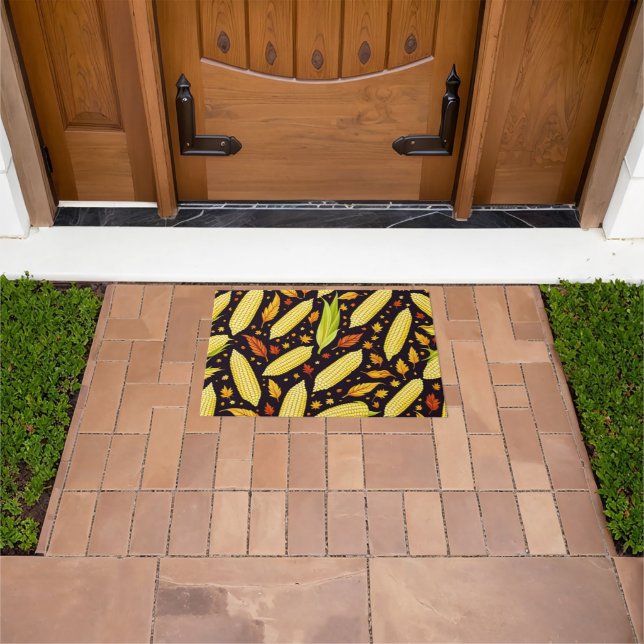 Corn Pattern Harvest Day Autumn Doormat (Outdoor)