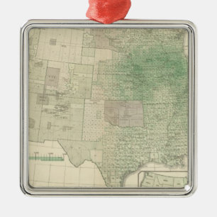 Corn per square mile metal tree decoration