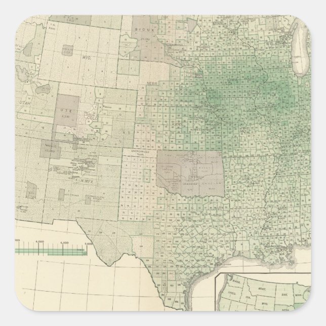 Corn per square mile sticker (Front)