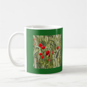 Corn Poppies Coffee Mug