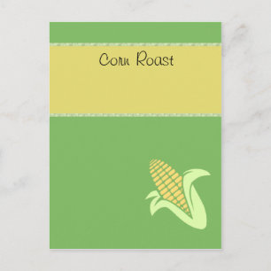 Corn Roast Postcard