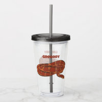 Corn Snake Orange Red Realistic Personalised