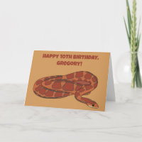 Corn Snake Orange Red Realistic Personalised