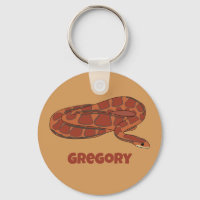 Corn Snake Orange Red Realistic Personalised
