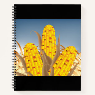 Corn Spiral Notebook