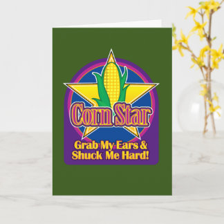 Corn Star Blue Purple BG Green Card
