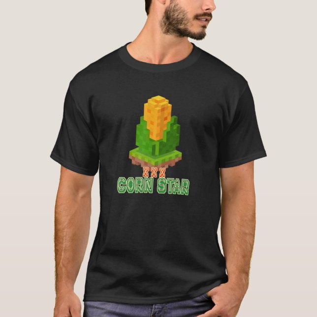 Corn Star - Funny Pun Corn T-Shirt (Front)