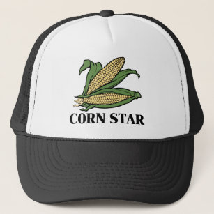 Corn Star Funny Vegetable Pun BBQ Humour Trucker Hat