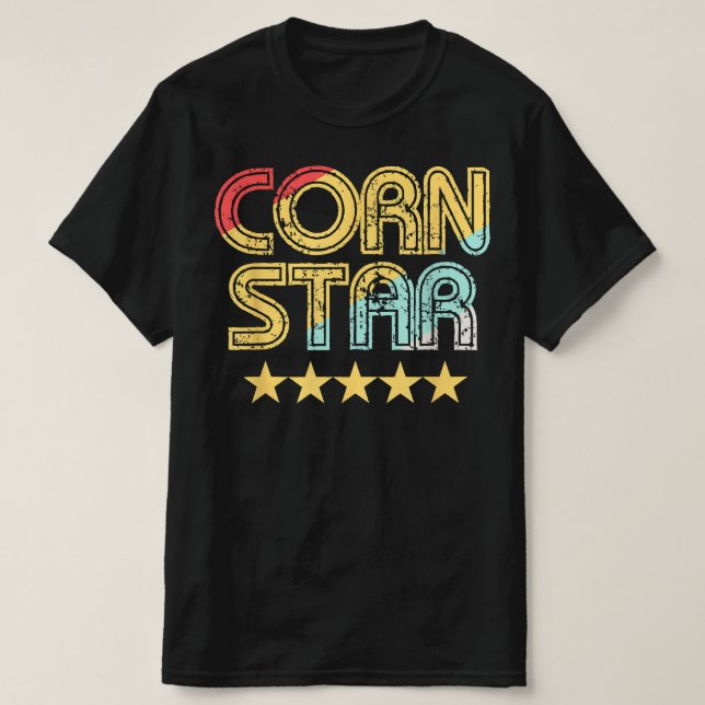 Corn Star Team Cornhole T-Shirt (Design Front)