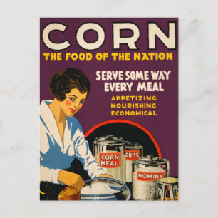 Corn The Food of the Nation Postcard