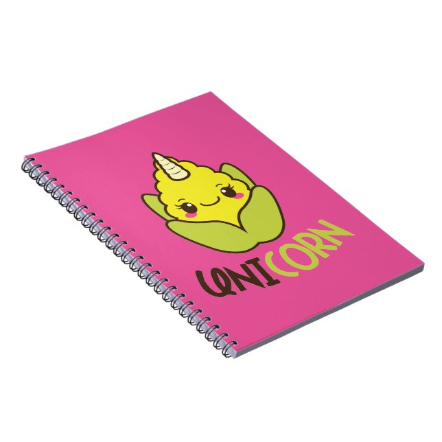 Corn Unicorn Notebook (Right Side)