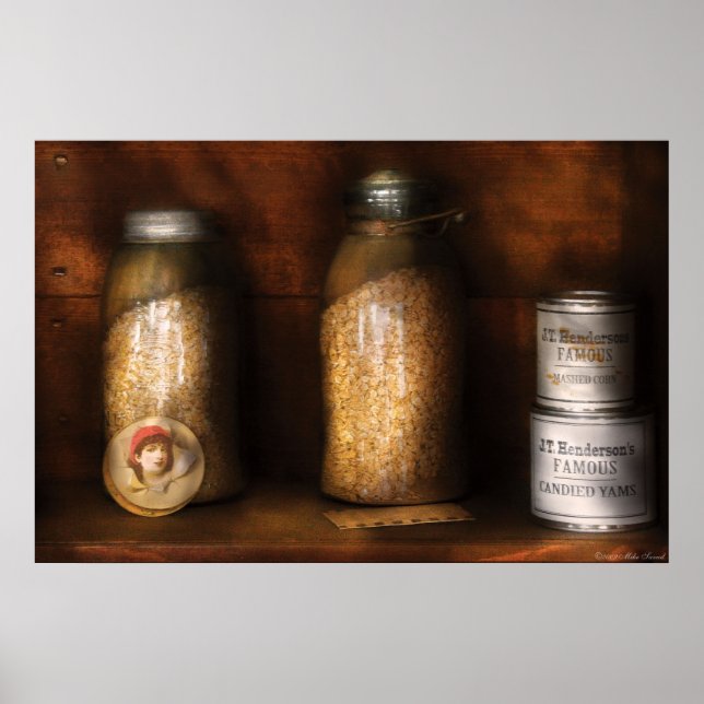 Corn, Yams, and Oatmeal Poster (Front)