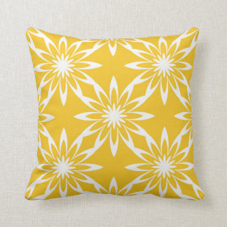 Corn Yellow Throw Pillow - Floral Design