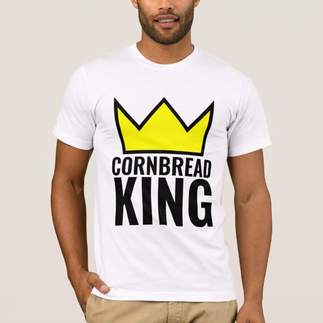 CORNBREAD KING MEN'S T-SHIRTS (Front)