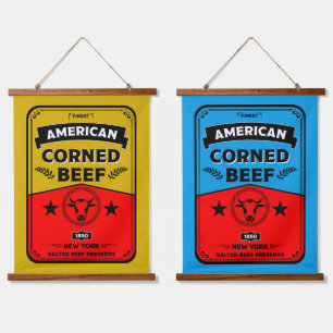 Corned Beef kitchen Vintage Hanging Tapestry