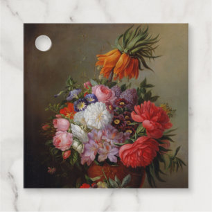 Cornelis Johannes van Hulsteijn Vase with Flowers Favour Tags