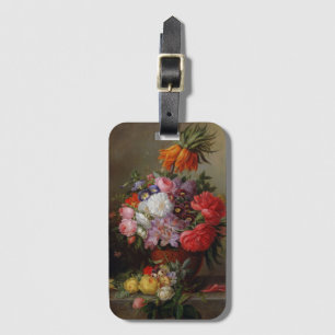Cornelis Johannes van Hulsteijn Vase with Flowers Luggage Tag
