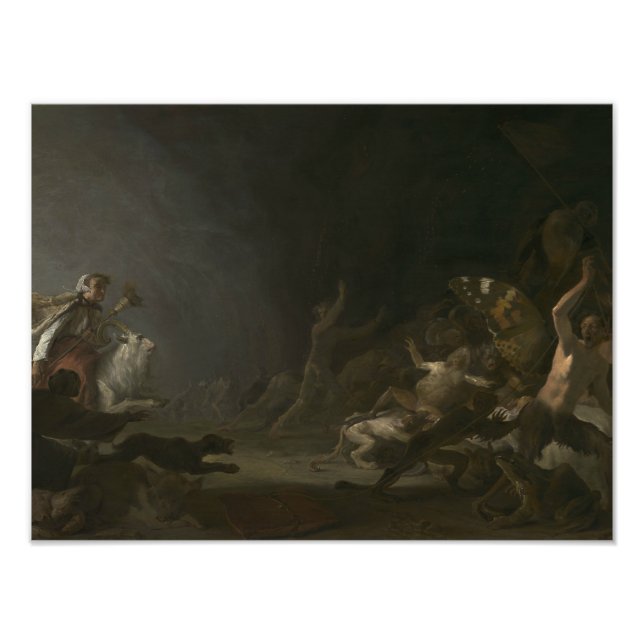Cornelis Saftleven - A Witches' Sabbath Photo Print (Front)