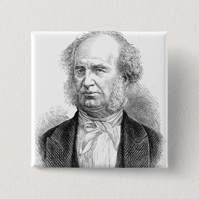 Cornelius Vanderbilt, c.1877 15 Cm Square Badge (Front)