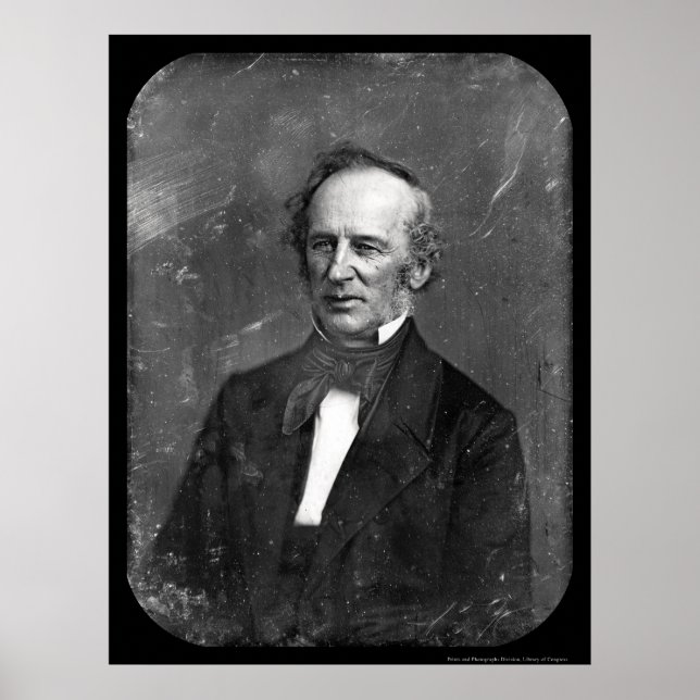 Cornelius Vanderbilt Daguerreotype 1852 Poster (Front)