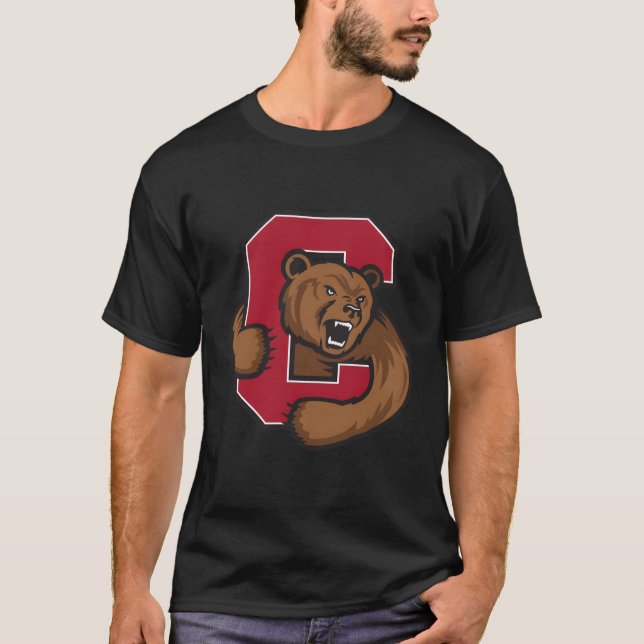 Cornell Big Red 'S Neutral Bear Icon T-Shirt (Front)