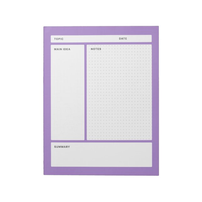 Cornell Notes (Dot) (Rotated)