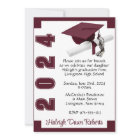 Corner Block White & Maroon Graduation