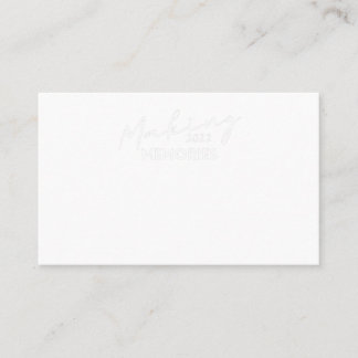 corner business card