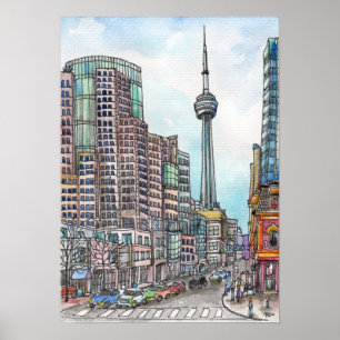 Corner by King Street Poster