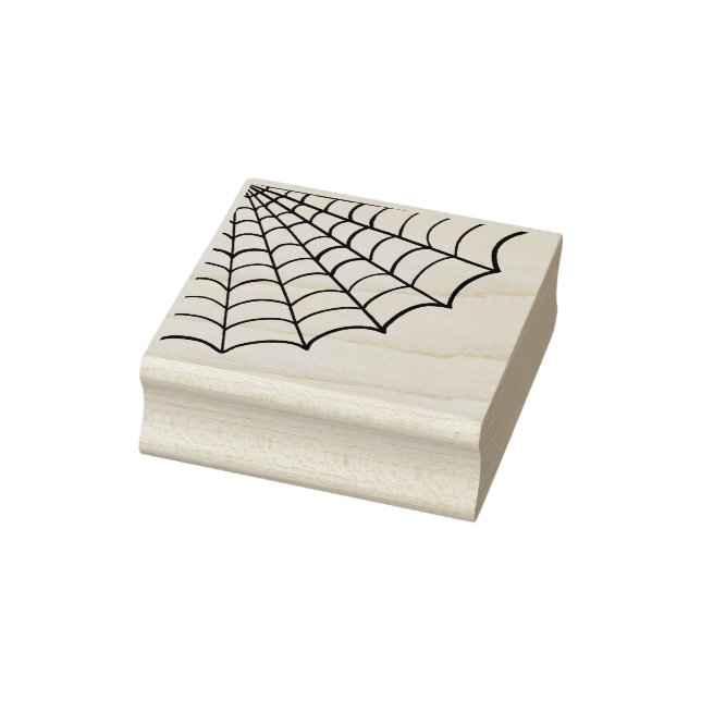 Corner cobweb 2 illustration art stamp (Stamp)
