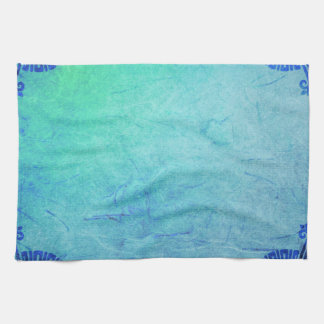 Corner Decal Vintage Paper Texture Tea Towel