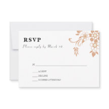 Corner Flower Motiff Wedding