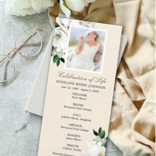 Corner Flowers Celebration of Life Program