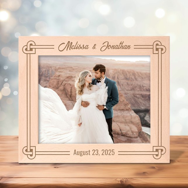 Corner Heart Shaped Knot Frame Wedding 10x8 (Creator Uploaded)