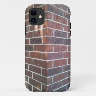 Corner of a Red Brick Building. iPhone 11 Case