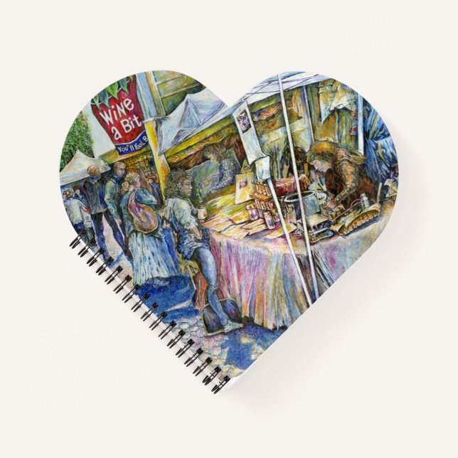 Corner of Flying Pig Farm and Wine a Bit. Notebook (Front)