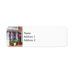 Corner of King Street and S Alfred Alexandria VA Return Address Label