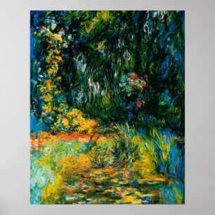 Corner of the Nympheas Basin - Claude Monet Poster
