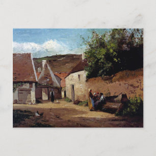 Corner of the village by Camille Pissarro Postcard