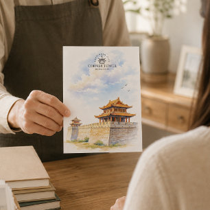 Corner Tower, Forbidden City Architecture Souvenir Postcard