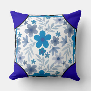 Cornerstone Blossom Indigo Cushion