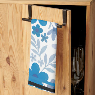 Cornerstone Blossom Indigo Tea Towel
