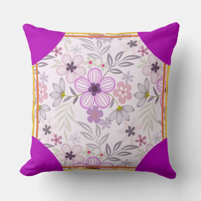 Cornerstone Blossom Lavender Cushion (Front)