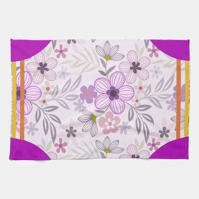 Cornerstone Blossom Lavender Tea Towel (Horizontal)